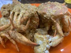 咸蛋黄炒花蟹-贞姨美食·老字号海鲜大排档