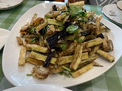 茄子拌扇贝-华圆美食-老蓬莱菜(蓬港路店)