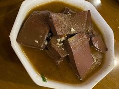 辣鸭血炒韭菜-日昌餐馆(亦庄店)