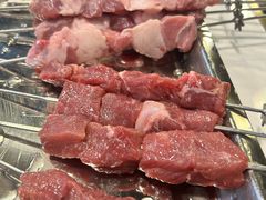 羊肉串-長壹旋转烤吧 农家鸡火锅