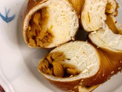 萝卜干芝士片贝果碱水-雀食面包店(钟楼店)