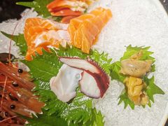 三文鱼刺身-上井料理黑金店(IFS国金中心店)