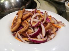 郑庄圆葱拌脂渣-船梆煮•蒸汽海鲜·炉火烤肉(五四广场店)