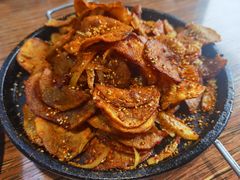 烤土豆片-味之朝·烤盘牛肉·松兰拌饭