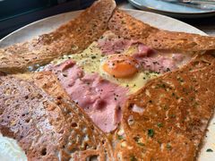 巴黎火腿鸡蛋芝士蘑菇可丽饼-RAC BAR(安福路店)