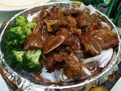 铁板黑椒牛仔骨-德烨酒家