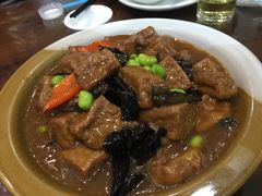 石锅黑豆腐-聚丰园.百年传承(五爱广场店)