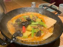 一个锅巴和时蔬-薇酌饮·陕西菜(南门外店)