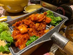 辣椒酱炒五花肉-冰川延边料理·炭烤串(原小木屋店)