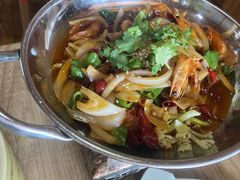 干锅虾-胖子菜馆(花园餐厅店)