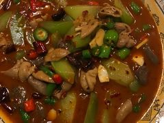 鲜鸡血烧肥肠-宋记冕宁土菜馆(海门渔村二店)