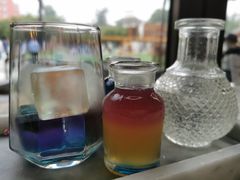 紫菠萝蝶豆花白茶气泡汁-The Rug Cafe(王府中环店)