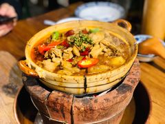 花椒肥肠鸡煲-十六蒲(桂林路店)