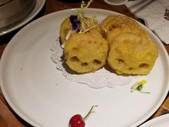 白洋淀虾肉藕饼-小放牛炒菜馆(华北商厦店)