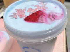 藻蓝椰香酸奶-溪边姑娘·拉丝酸奶水果捞(春熙路店)