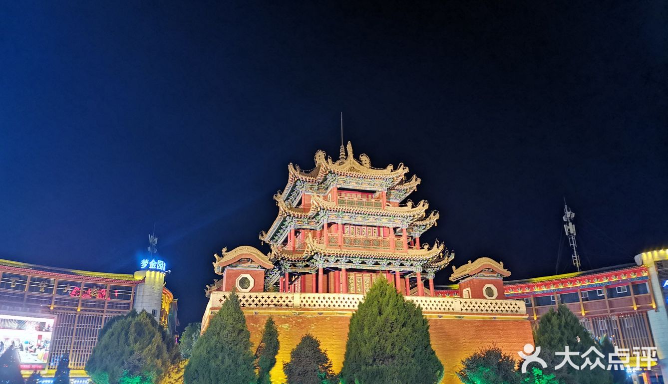 宁夏中卫夜景图片