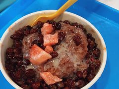 红豆炼乳刨冰-梁子刨冰王&梁小糖(王顶堤店)