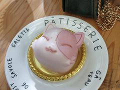 树莓芝士猫小咪慕斯-猫小院猫主题咖啡厅(北锣店)