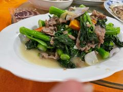 菜心炒牛肉-奇香楼(五眼桥横街店)