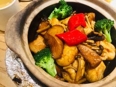 鲍汁杂菌煲-粤集·手工粤菜(皇庭广场店)