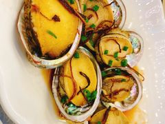 果皮蒸九孔鲍鱼-沙田新强记烧鹅海鲜酒家