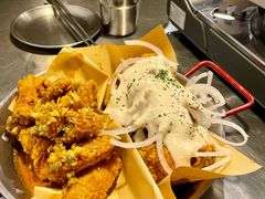 炸鸡一半一半-富乐满韩国正宗炸鸡韩国料理(虹泉路店)