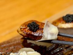 炙烤鹅肝寿司-簡一·割烹·和牛夀喜燒(西水东店)