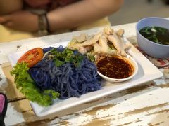 -蝶豆花蓝面条