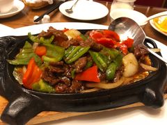 铁板牛柳-青岛海景花园大酒店·白果树餐厅青岛菜