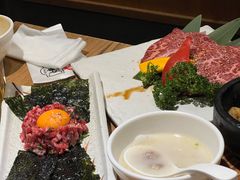 紫苏叶生拌牛肉-炼火烤肉店