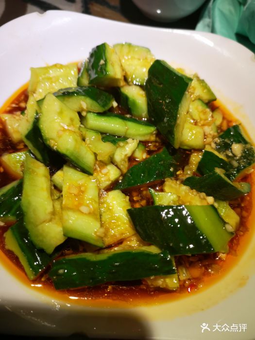 蛙奴炭烧牛蛙(桃园店)-凉拌黄瓜-菜-凉拌黄瓜图片-深圳美食-大众点评