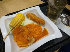 粟米炸鱼鸡扒饭-大家乐(广州白云三元里2店)
