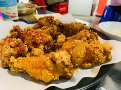 甜辣酱拼盘炸鸡-Meet Sun韩式大排档(五一广场7MALL店)