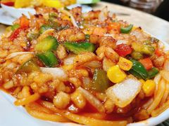 焗肉酱意粉-新鸿发咖啡美食