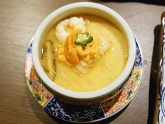 海胆蒸蛋配日式高汤-璞御·海鲜·雪花牛肉局(宾水西道店)
