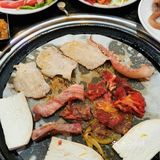 科技园区里的中式烤肉,洋葱鲜牛肉够香嫩~