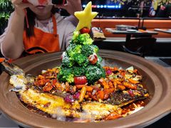 圣诞烤鱼树-鸣记脆皮烤鱼·海鲜烤鱼(马栏店)