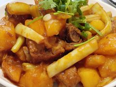 芸豆土豆炖排骨-方城小吃店