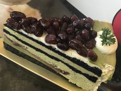 抹茶红豆慕斯蛋糕-太平洋咖啡(五月花店)