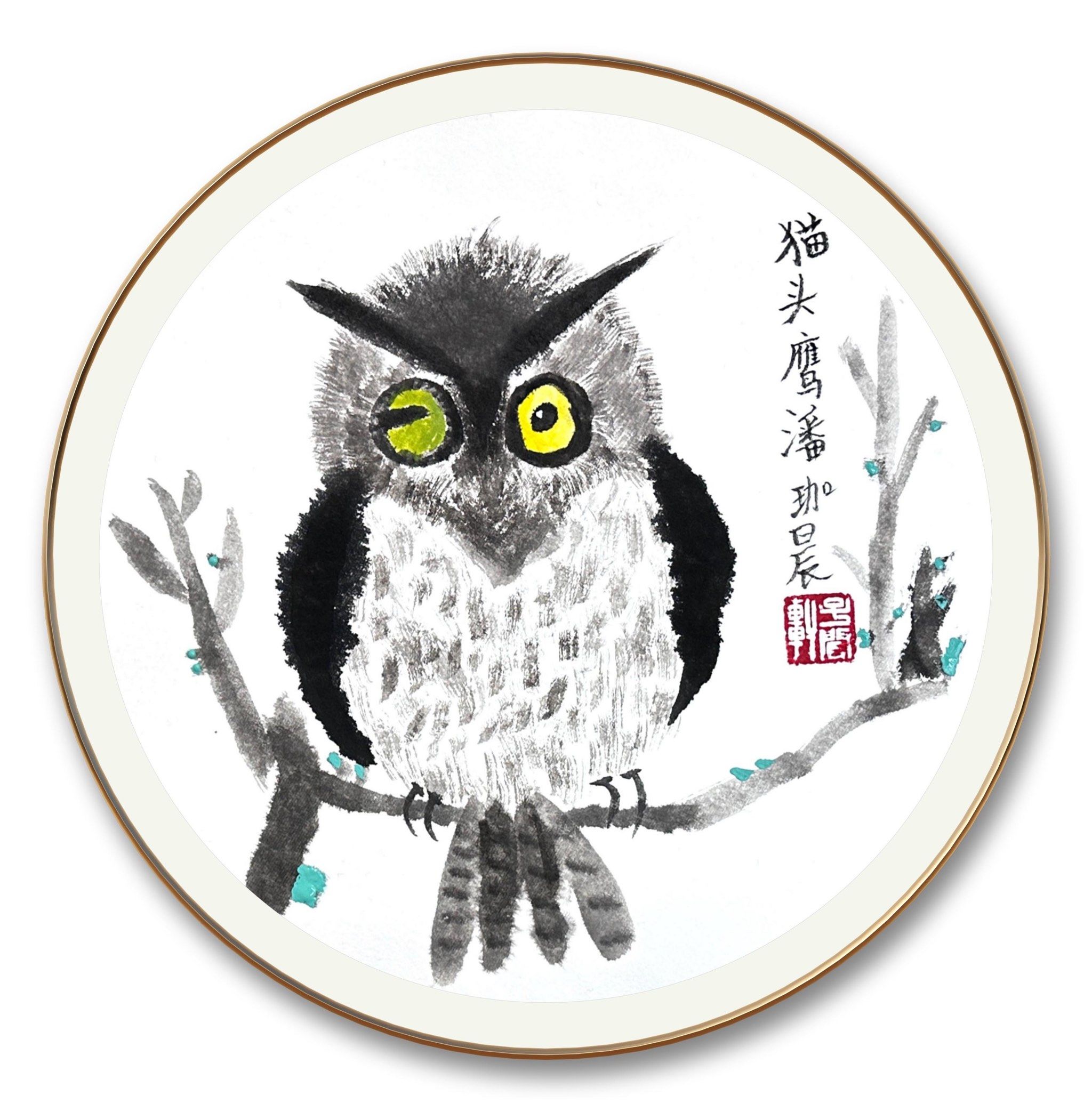 小朋友们画的猫头鹰🦉真真太可爱啦