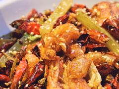 招牌香锅基围虾-鱼库·不仅是一家烤鱼店(车公庙店)