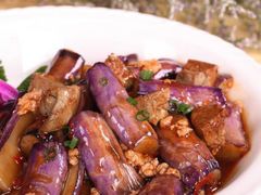 肉末茄子-清风园肘子馆(万家大激店)