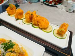 海胆酱虾球-钱塘秋荷·新江浙菜(沪太路店)