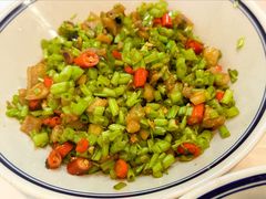 空心菜杆炒油渣-新新湘菜馆(新中街二条店)