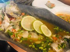 青柠汁蒸桂鱼-食肆&Fourteen(武林夜市店)