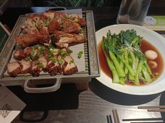 油淋时蔬-绿茶餐厅(松江万达店)