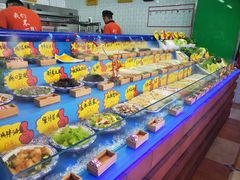 自助取餐区-柠檬现场台湾生鲜火锅(金茂豪庭店)