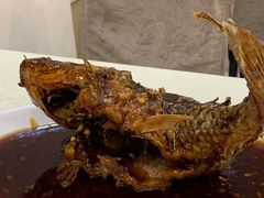 罾蹦鲤鱼-奥华餐厅·老张记(台基厂店)