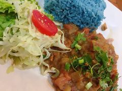-蝶豆花蓝面条