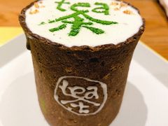 手工奶盖茶-茶是一枝花泡茶店
